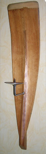 Kunst aus Booten - Wandlampe Ruderblatt