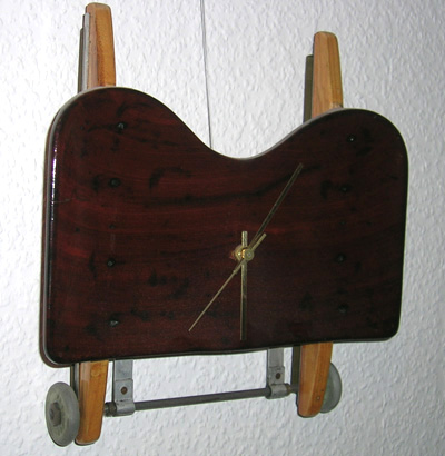 Kunst aus Booten - Rollsitzwanduhren mit Quarz-Uhrwerk