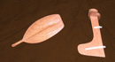 Kunst aus Booten - Haarspangen aus Zedernholz